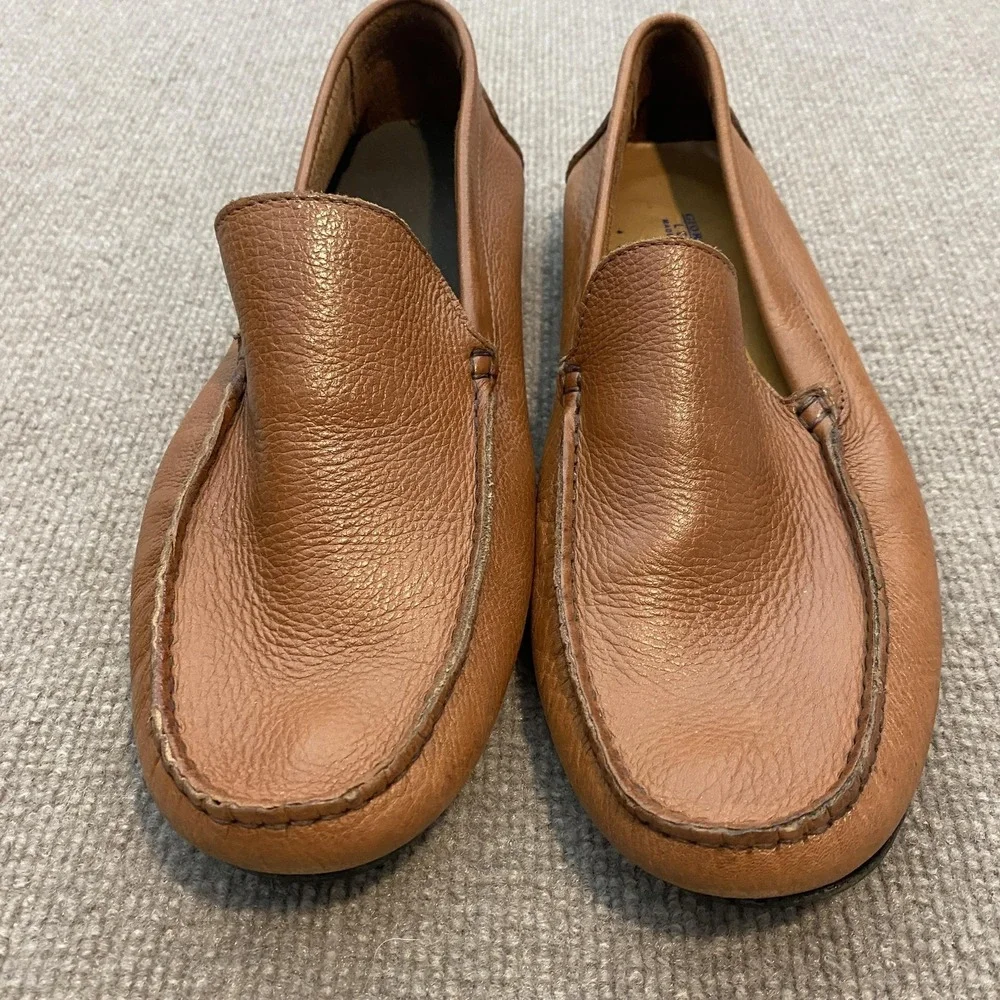 Giorgio Brutini Shoes Mens Size 11 Brown Leather Slip Casual Loafers G-JANEIRO